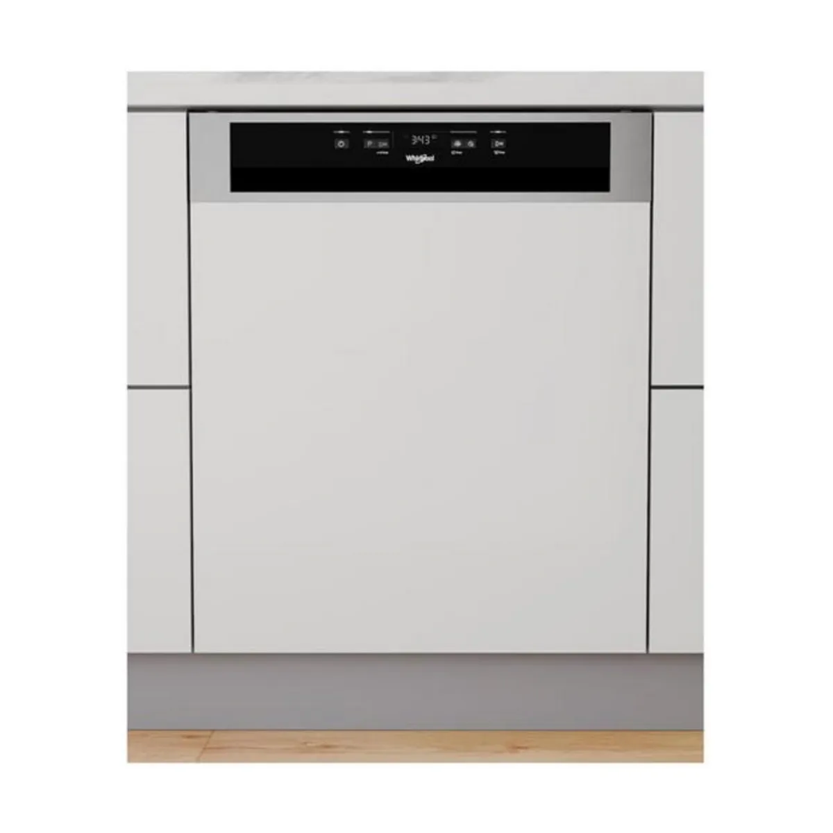 Lave vaisselle encastrable Whirlpool W3PFD636X 60 cm 14 couverts 46 dB cuve inox moteur Inverter 5 programmes Neuf