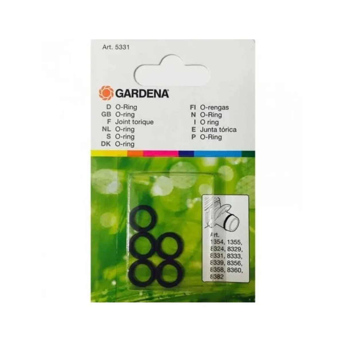 Joint torique Ø13mm lot de 5 GARDENA 5331 - vue 3