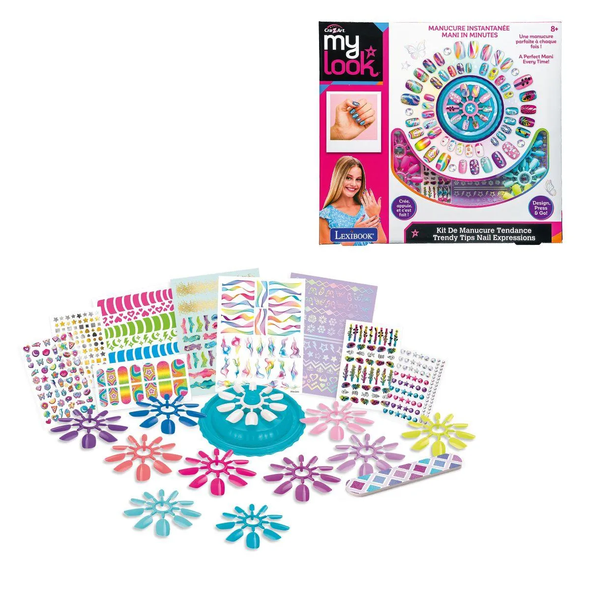 LEXIBOOK Kit de nail art stylé - vue 2