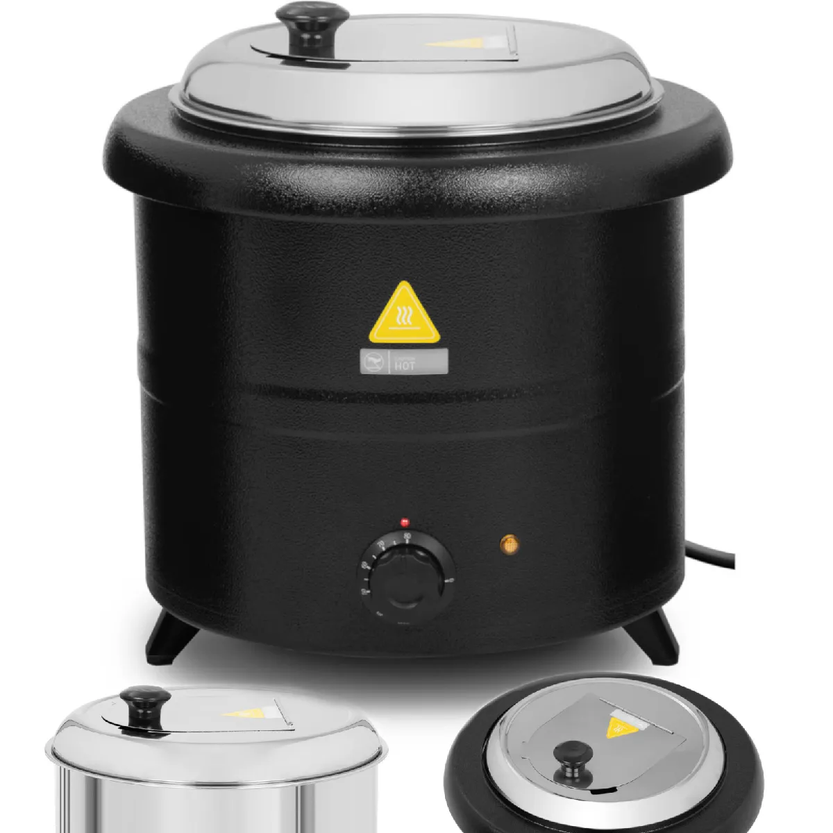Royal Catering Noir Soupière Électrique - 13 L - 600 W - E | - Image 2