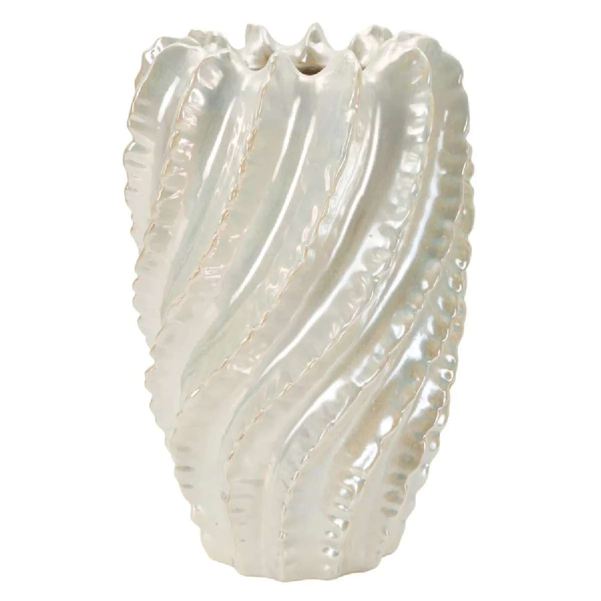 Mauro Ferretti Unisex Beige Vase Perly Tall - Image 2