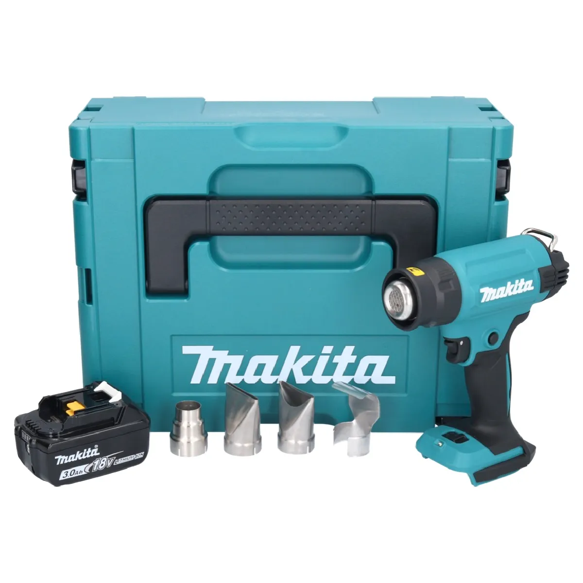 Makita DHG 181 F1J Pistolet air chaud sans fil 18 V 150 + 1x accu 3 0 Ah + Makpac sans kit chargeur - vue 2