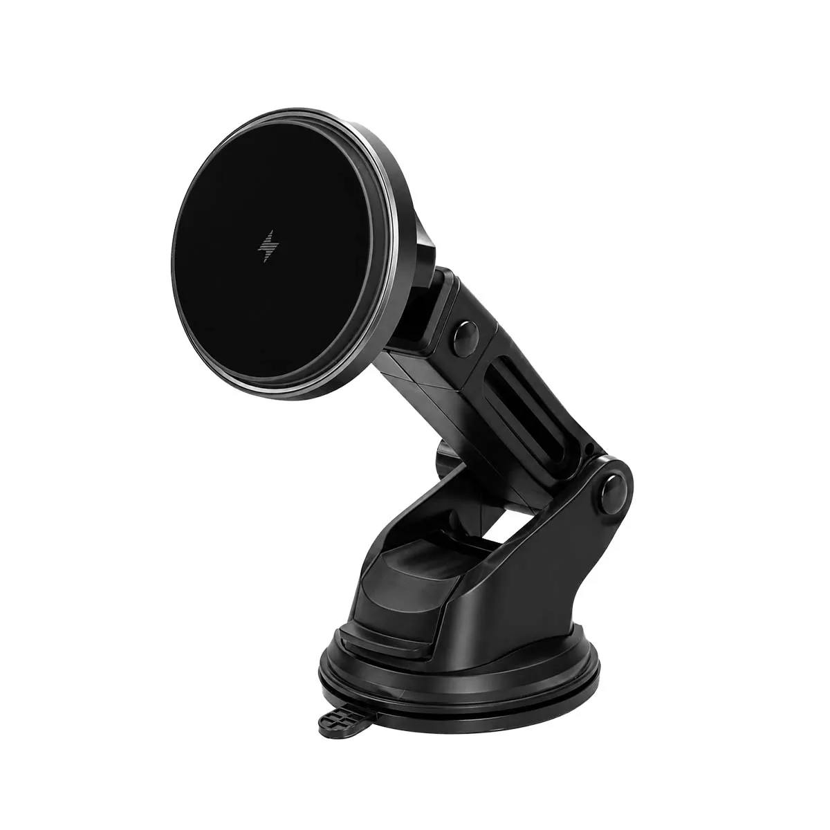 Nedis Noir Support Voiture Avec Charge Sans Fil Qi 15W Compatible Iphone Magsafe