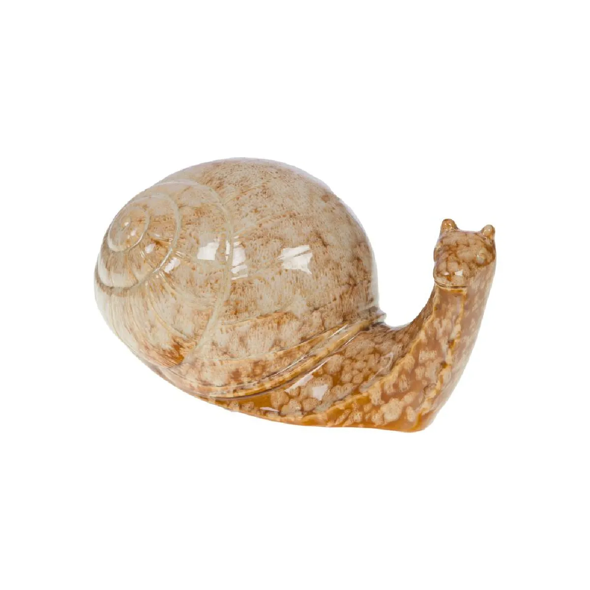 Amadeus - Statue Escargot - Céramique - Marron - 30x14x15 cm - Image 3