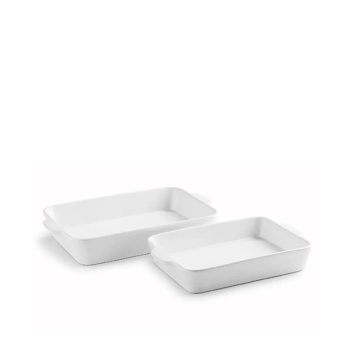 Jernverket – Set De 2 Plats À Four Glossy White