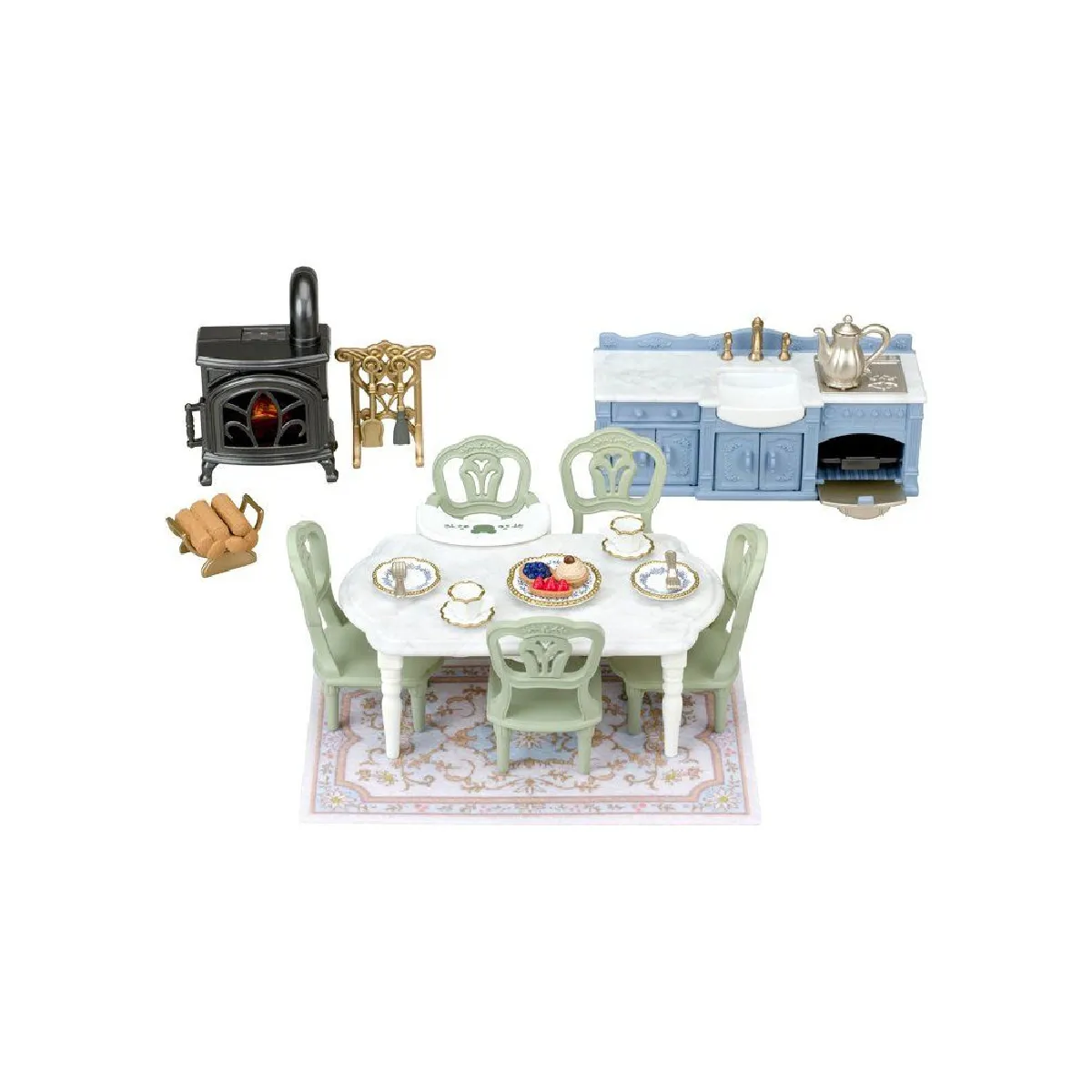 Le coffret d’ameublement du manoir SYLVANIAN FAMILIES 5867 Mini univers - vue 8