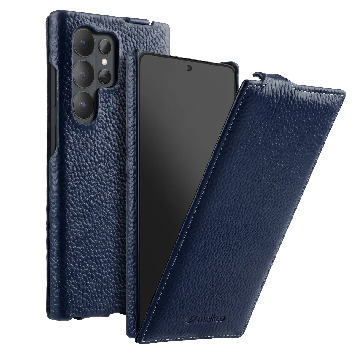 Melkco Bleu Étui Pour Galaxy S26 Ultra Nuit