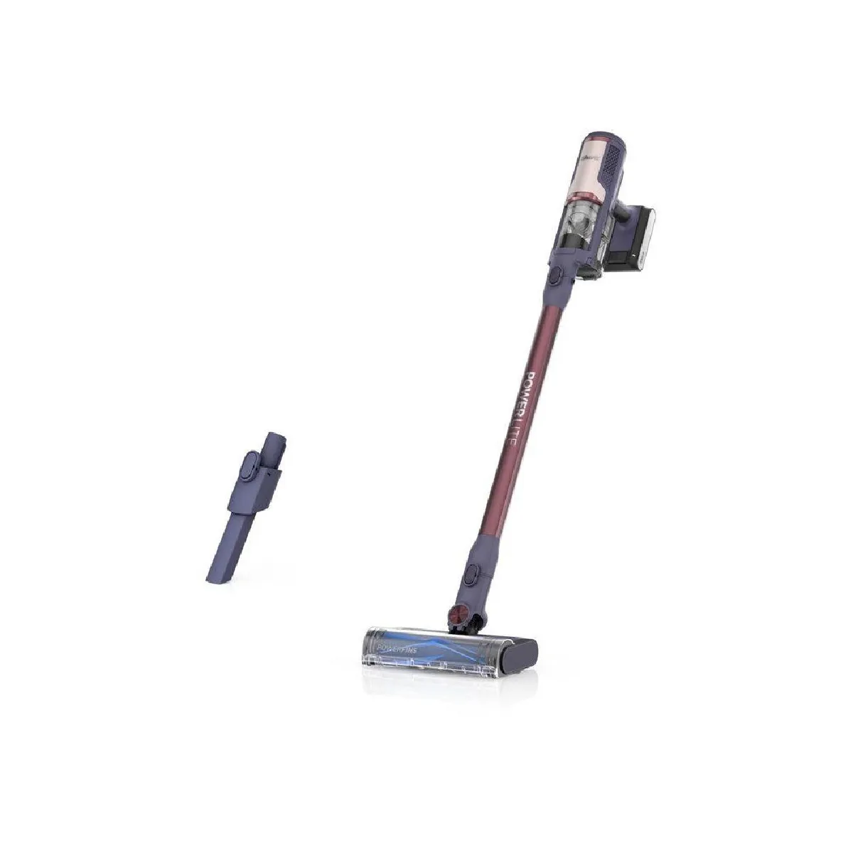 Shark Rouge Powerlite Bu1621eu - Aspirateur Balai Sans Fil Floordetect - Brosse Powerfins - Bordeaux