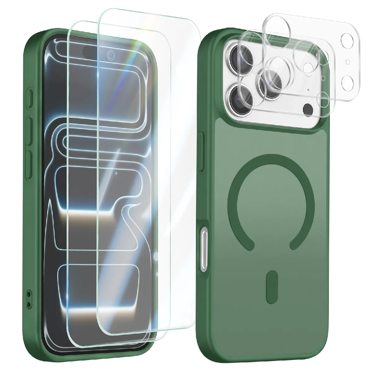 Avizar Vert Pack Pour Iphone 17 Pro Max Foncé