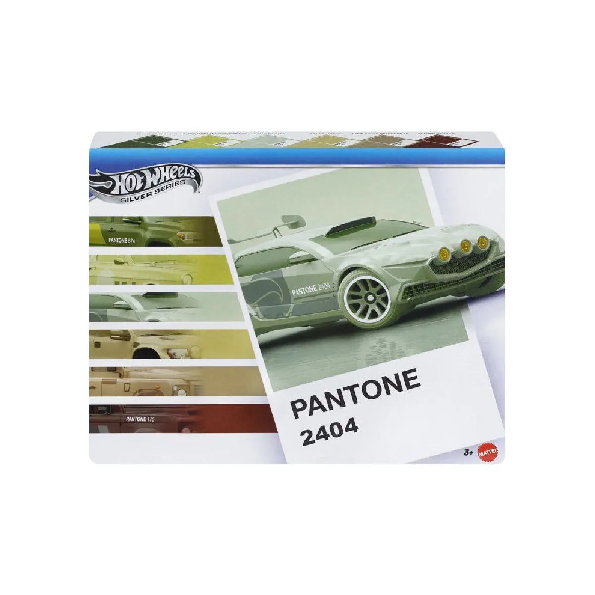 Hot Wheels x Pantone Multipack 1/64 - 6 voitures en métal et plastique