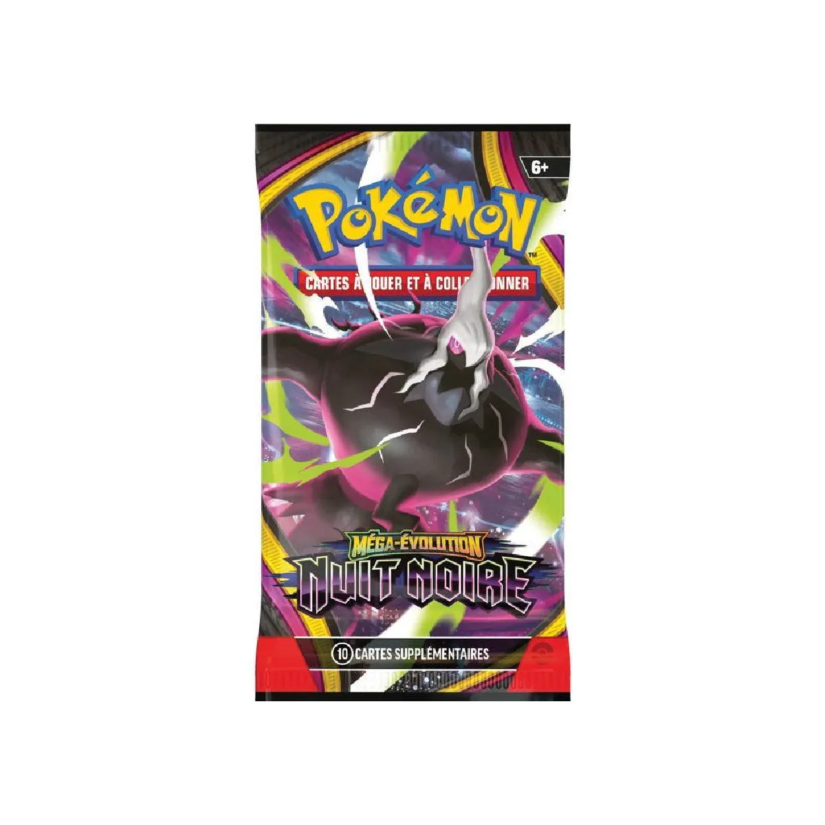 Pokemon TCG Mega-Évolution Nuit Noire - Pack booster 10 cartes - Français