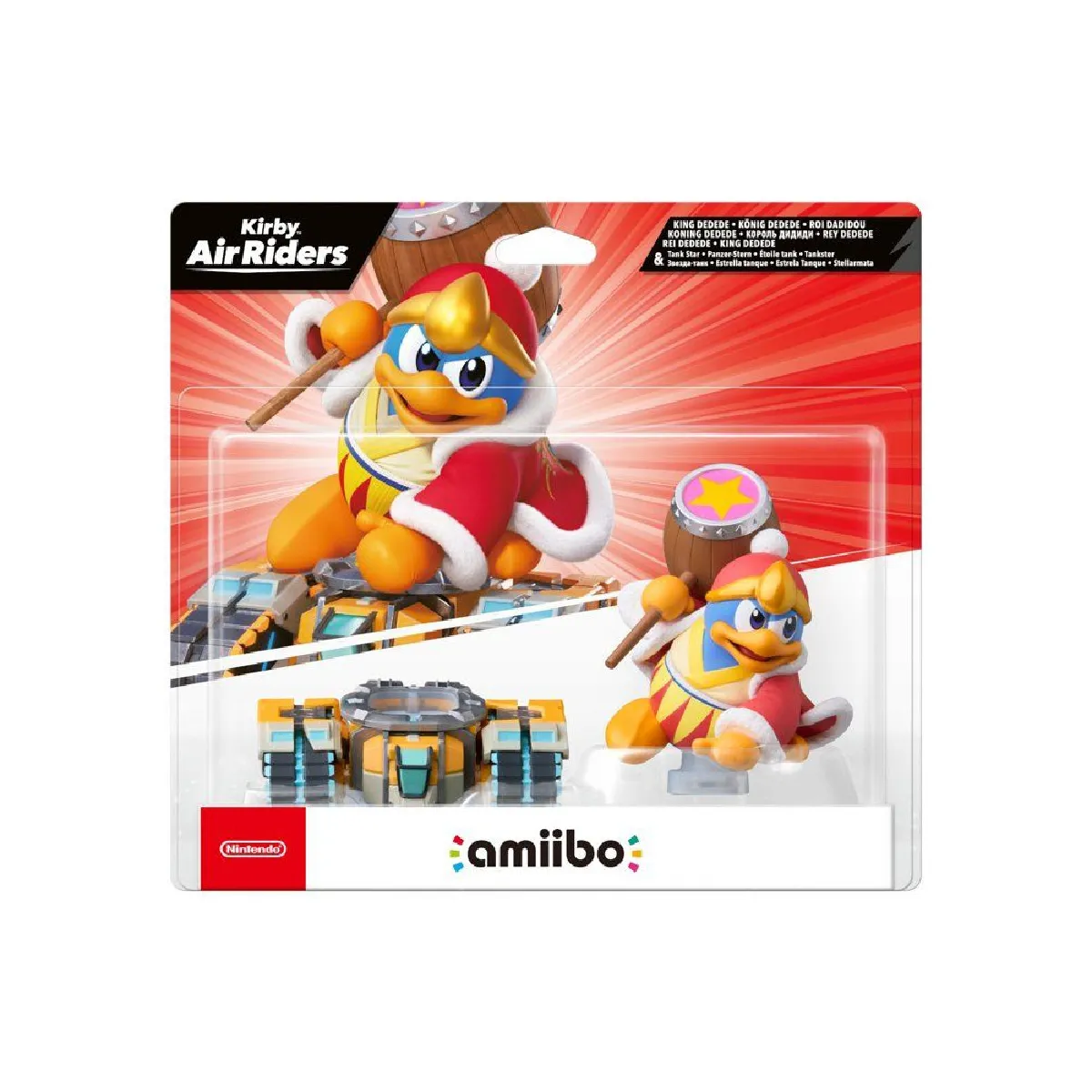 Figurine Amiibo Roi Dadidou & Étoile Tank • Collection Kirby - vue 5