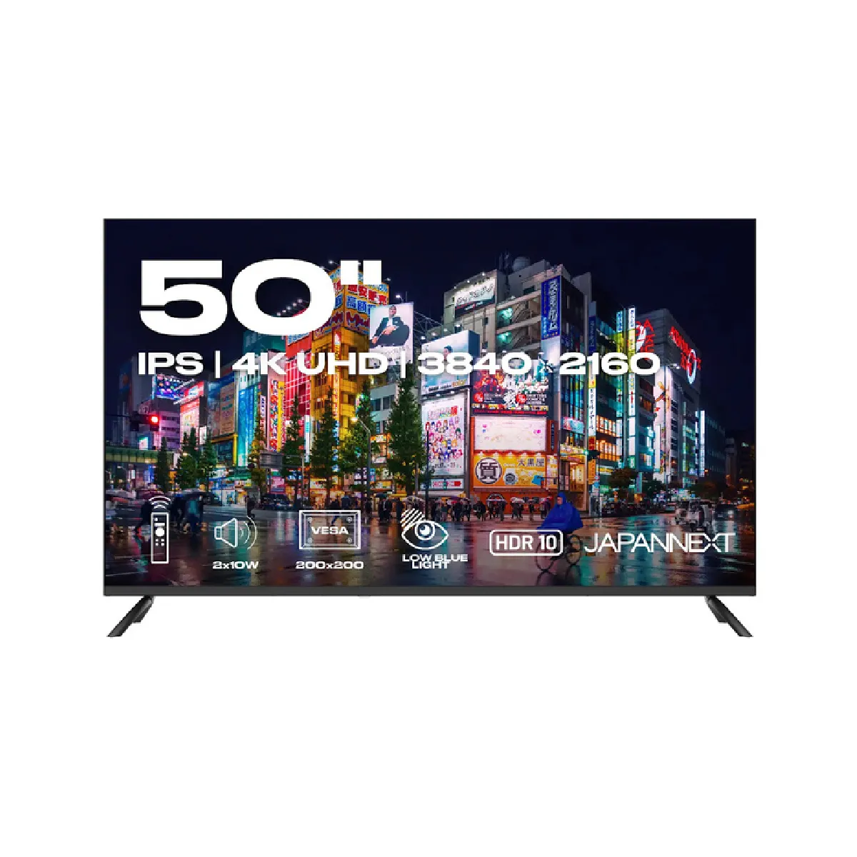Japannext Noir 50" Led Ips - Jn-Ips500uhd60f
