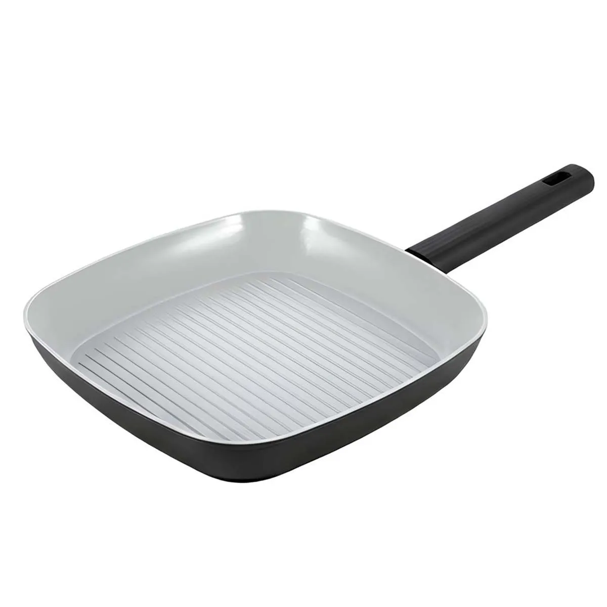 Swiss Haus Noir Poêle À Griller Carrée 24 Cm