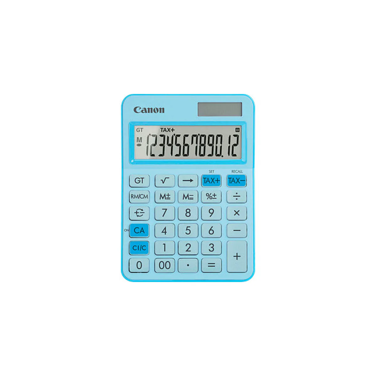 Calculatrice Canon LS 125KB 12 chiffres Bureau Batterie Solaire - vue 2