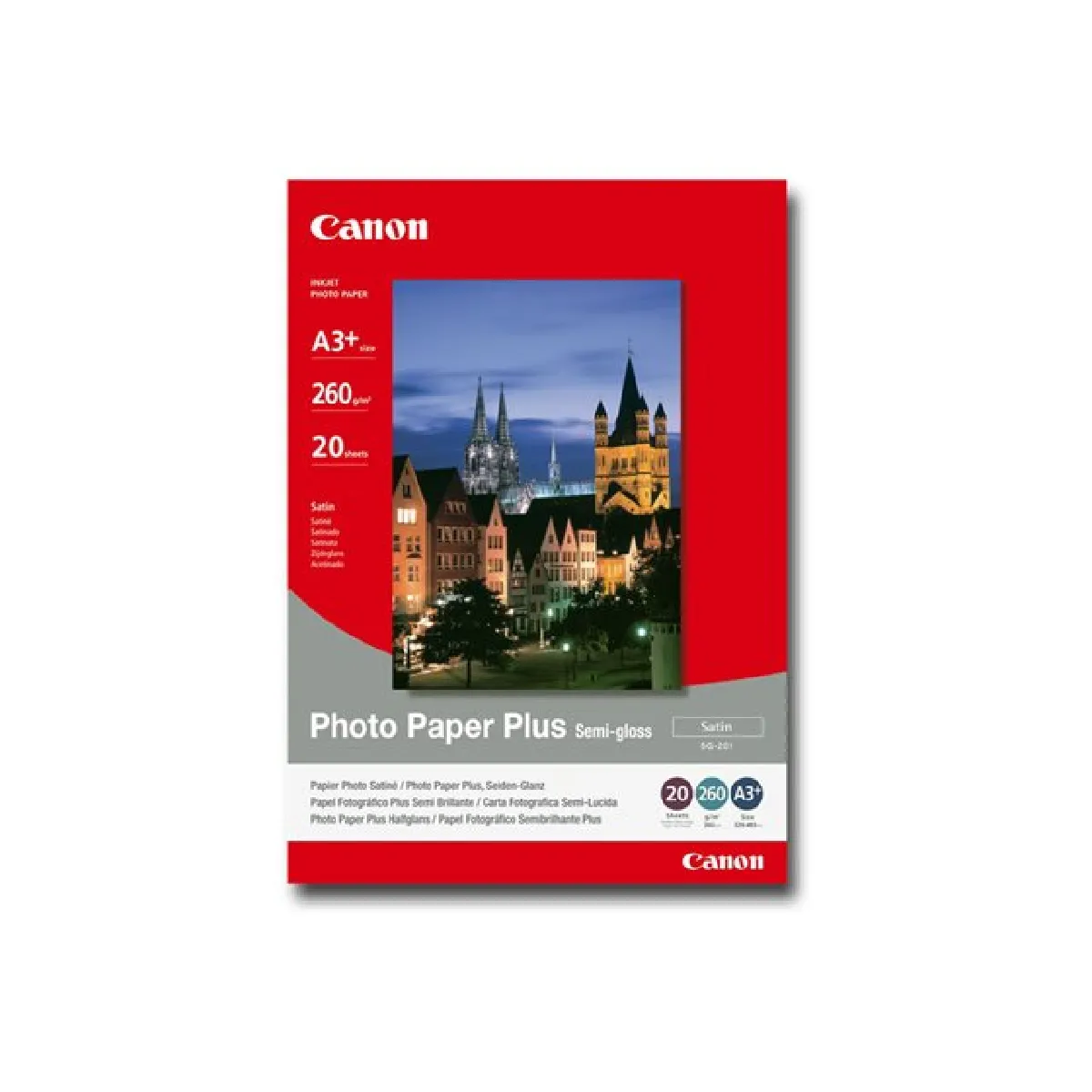 Canon Papier Photo Satiné A3 Plus SG 201 20 feuilles Neuf - vue 2