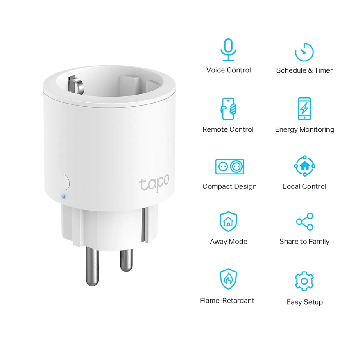 TP Link Tapo P115 1 pack WiFi Enchufe Int. Mini - vue 3