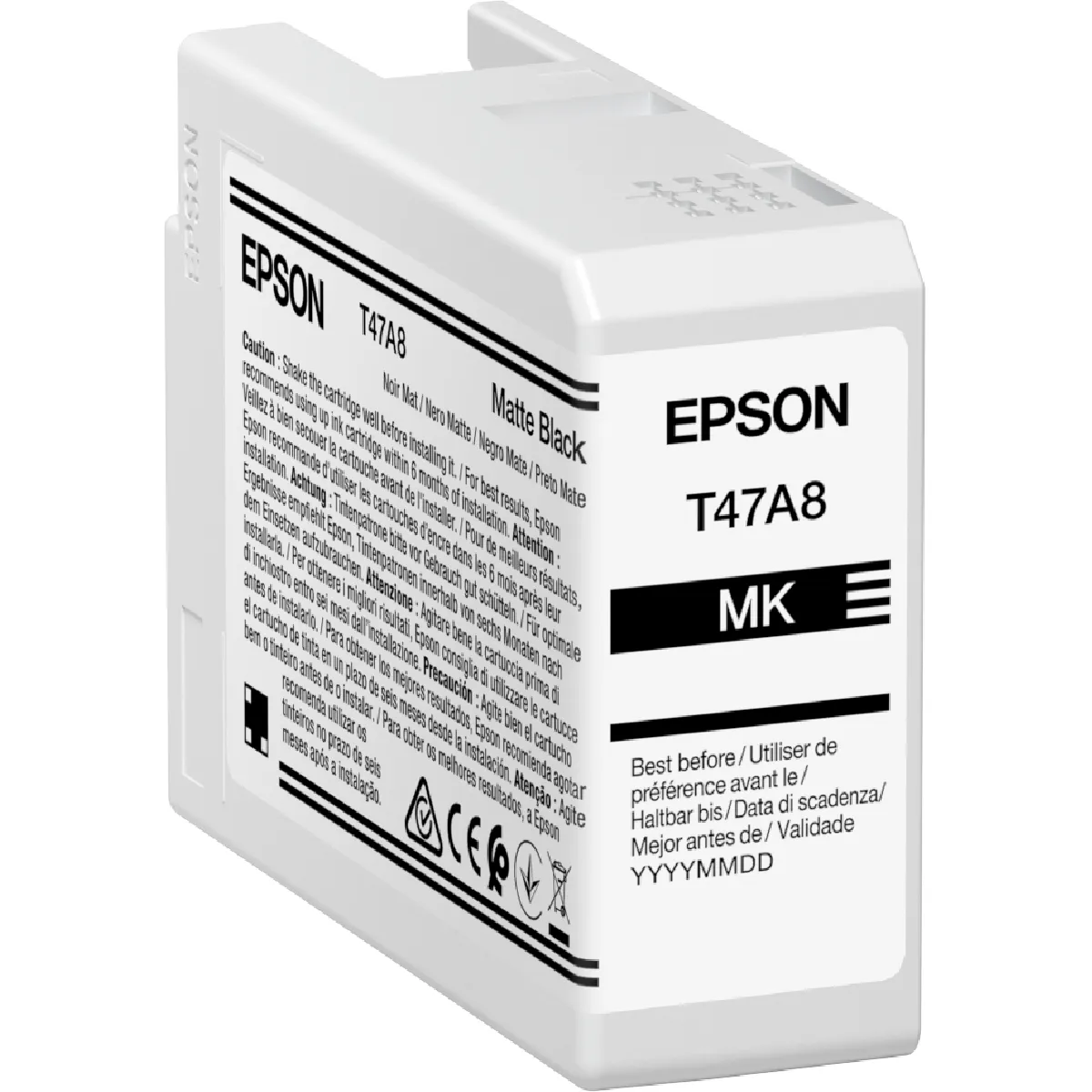 Epson InkSinglpck Matte BK T47A8 Pro 10 50ml - vue 5