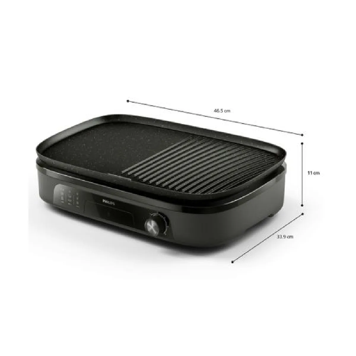 Gril de Table PHILIPS HD6210/90 – 2400W, Surface de Cuisson 1250 cm² - vue 5