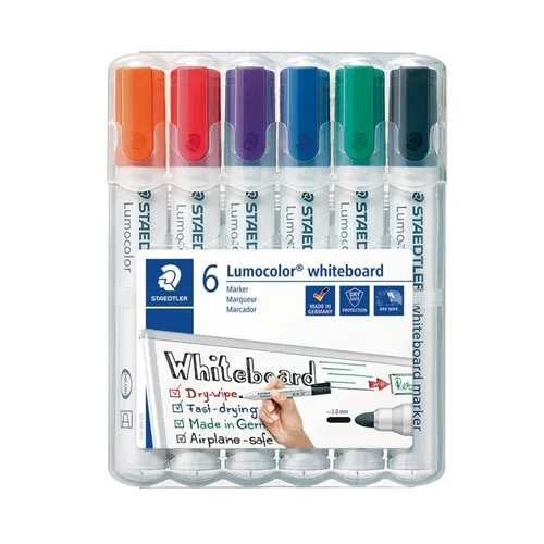 Staedtler Lumocolor Set 6 Marqueurs pour Tableau - vue 2