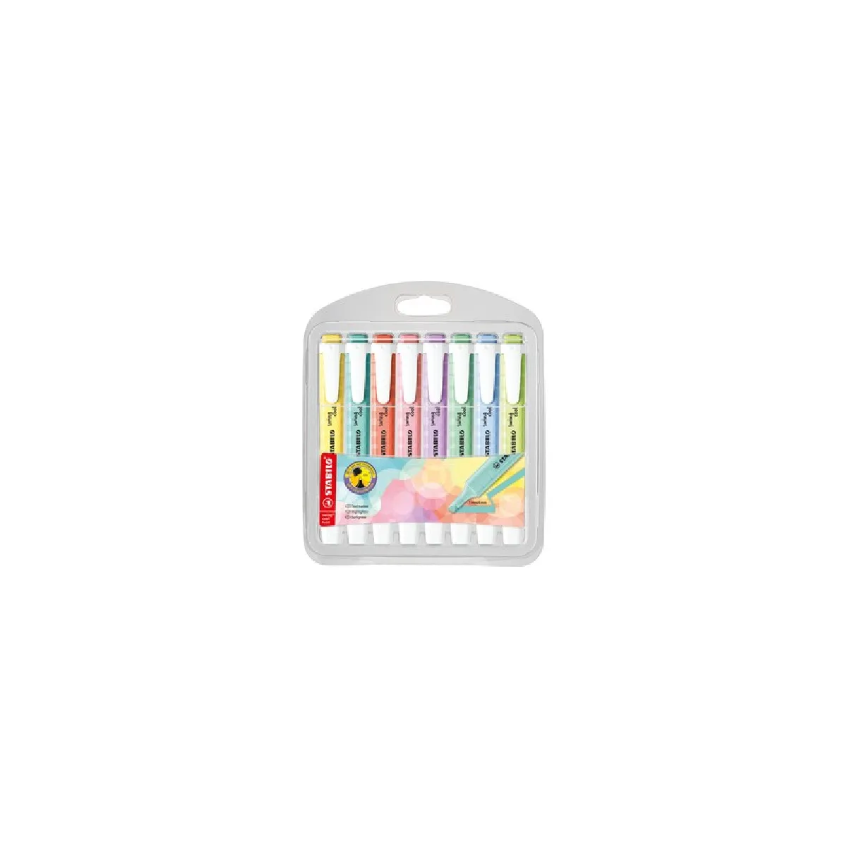 STABILO swing cool Pastel Surligneur Pochette x 8 surligneurs Coloris assortis - vue 3