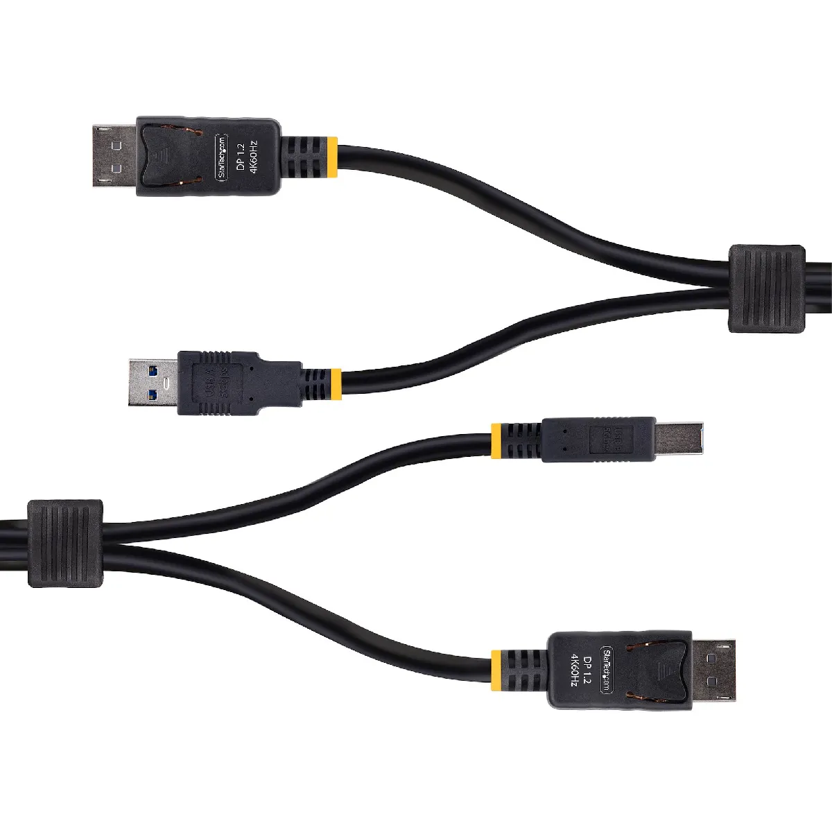 Startech.com Noir Câble Kvm Displayport Usb - 1,8 M