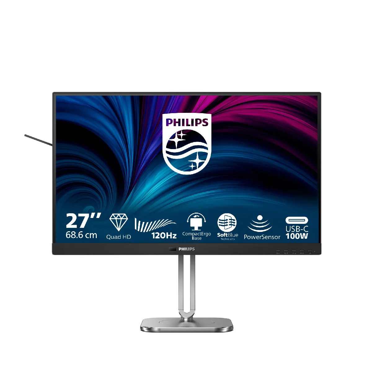 Philips 27B2U460100 écran plat de PC 68 6 cm 27 2560 x 1440 pixels Quad HD LCD Neuf - vue 6