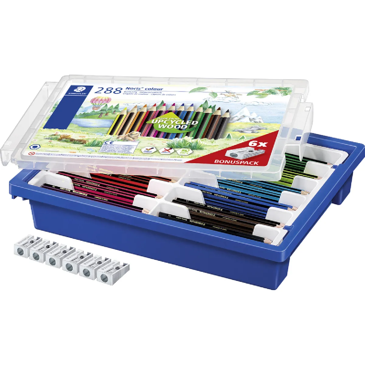 STAEDTLER Crayon de couleur Noris Colour boîte de 288 185 G288 - vue 9