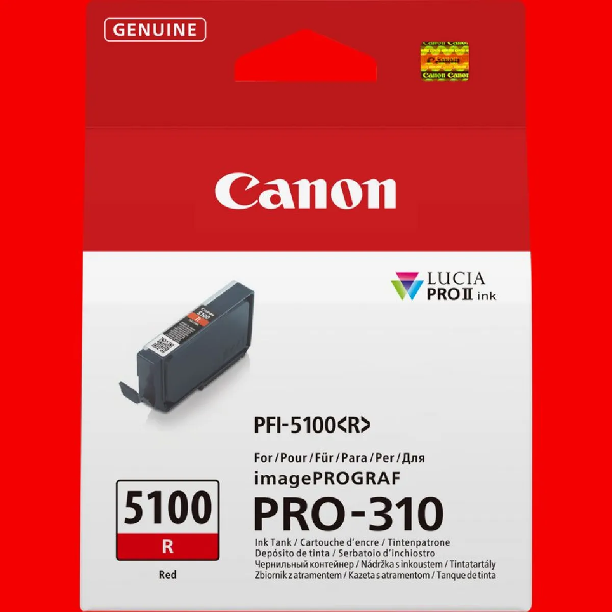Canon PFI 5100 PM 14.4 ml photo original boîte de suspension réservoir d'encre pour imagePROGRAF PRO 310 - vue 5