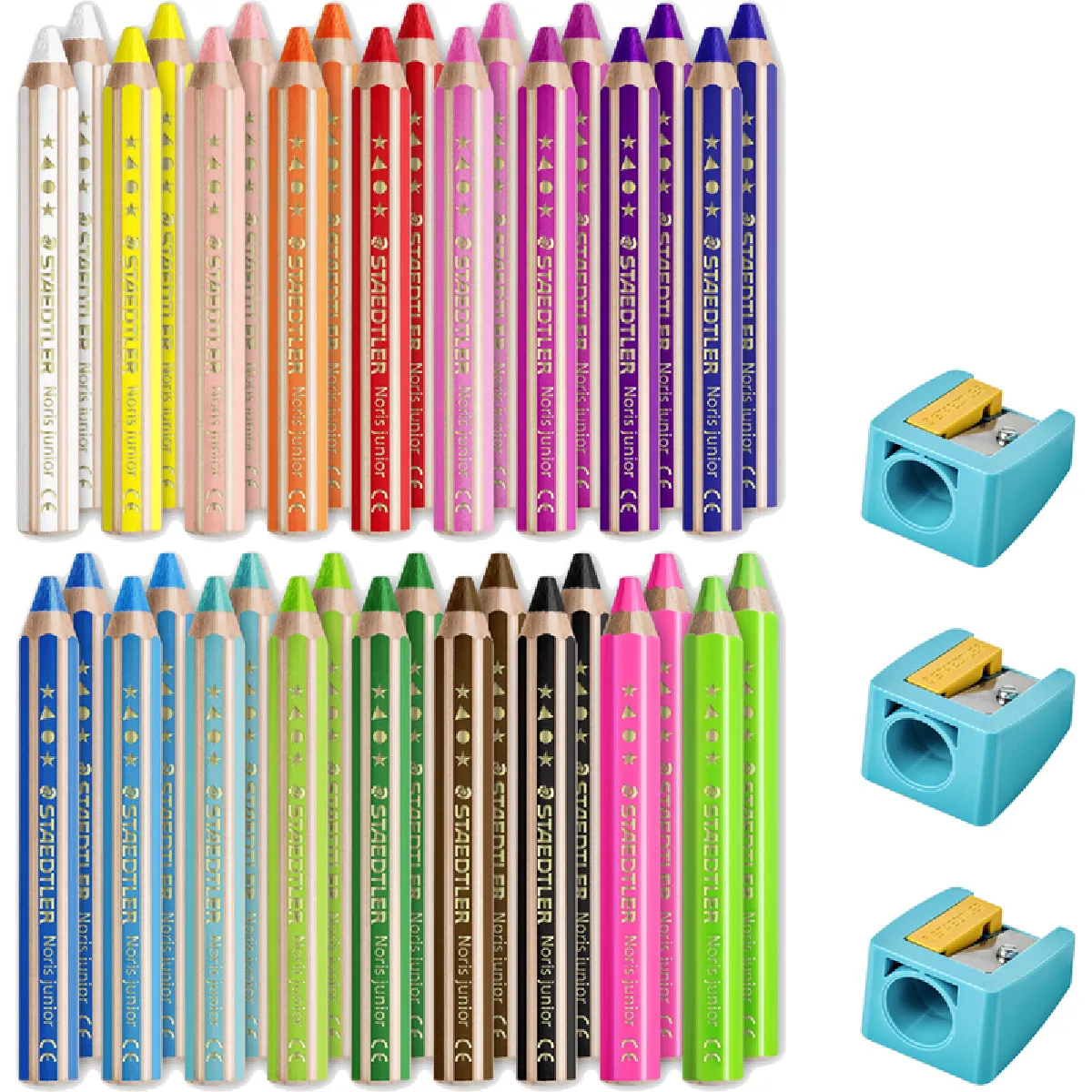 Lapins de couleurs Staedtler Noris junior 140 36 pièces - vue 2