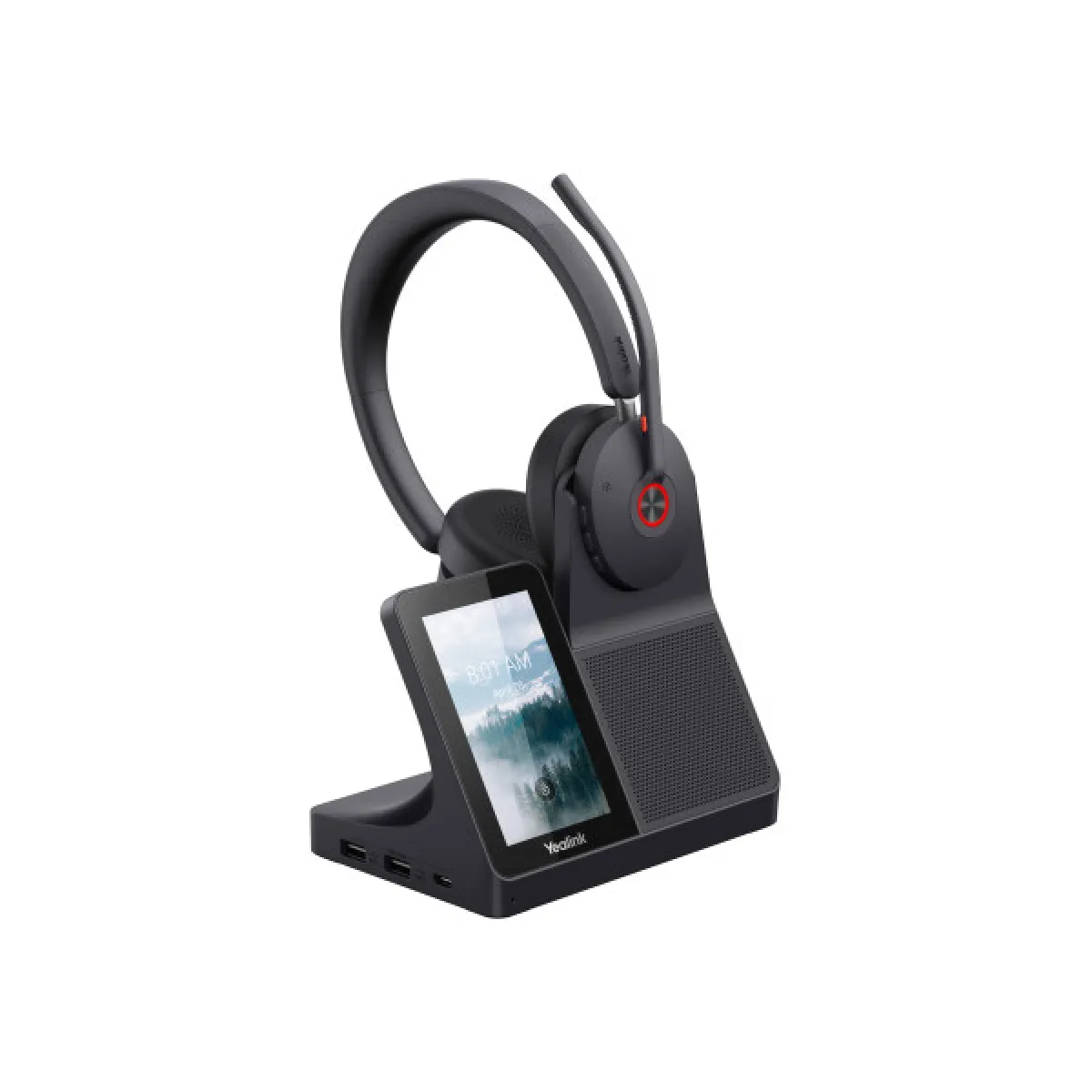 Yealink Noir Micro-Casque Wh68 - Sans Fil