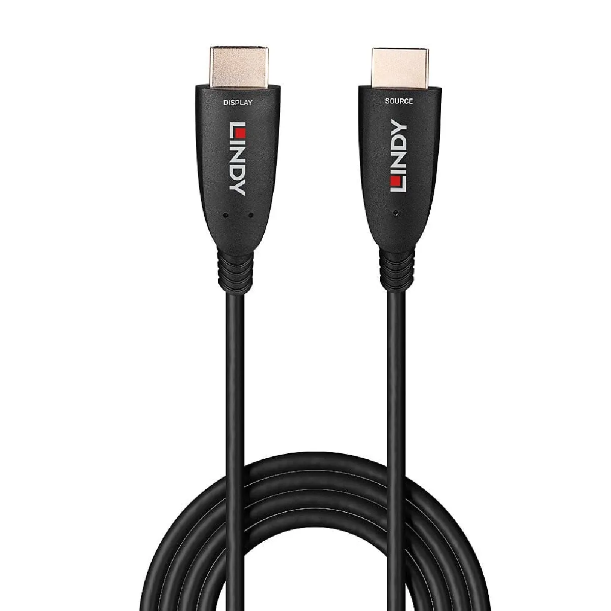 Lindy Noir Câble Hdmi Optique - 60 M
