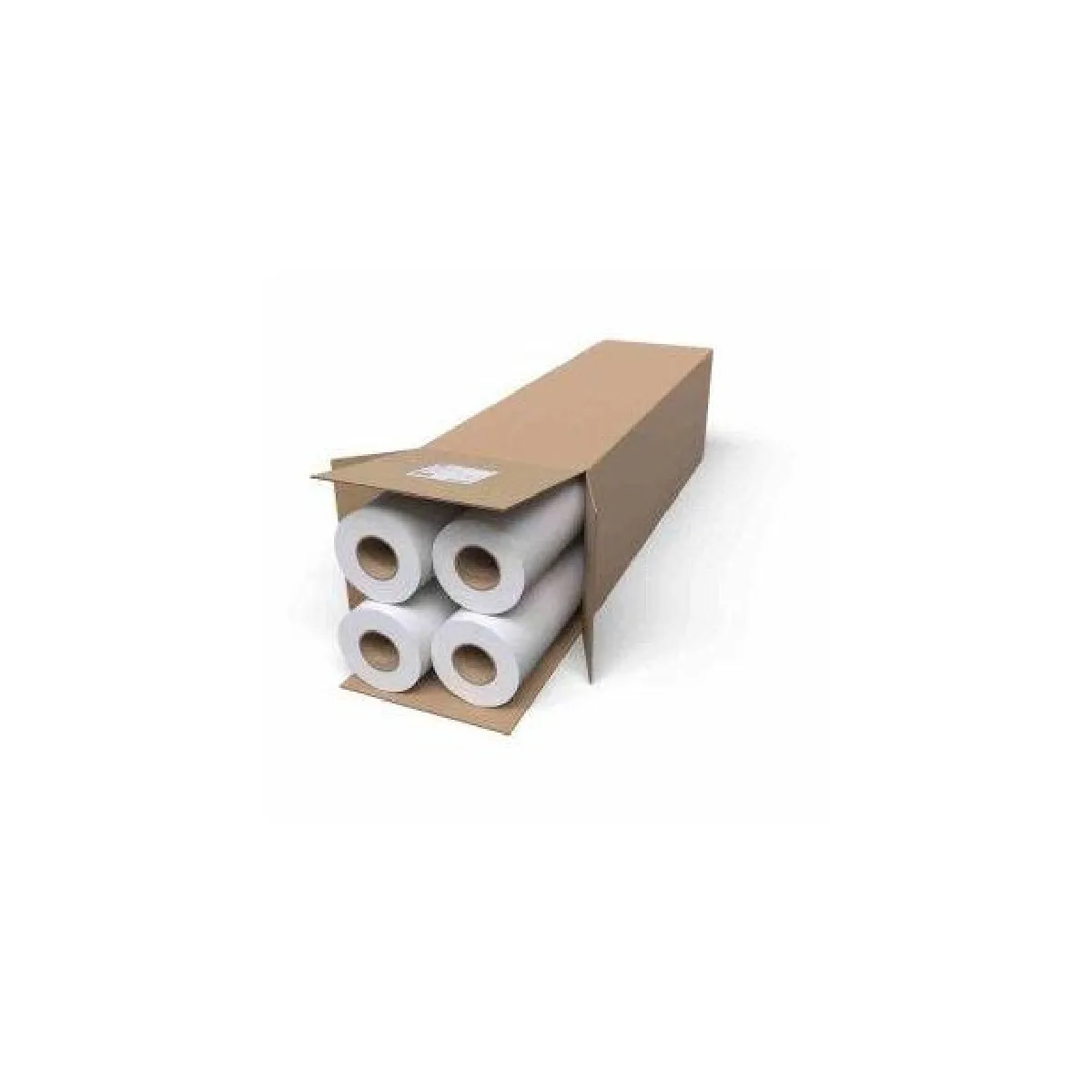 HP Universal 106 micromètres Rouleau 61 cm x 45 7 cm 80 gm² 1 rouleau x papier pack de 4 - vue 2
