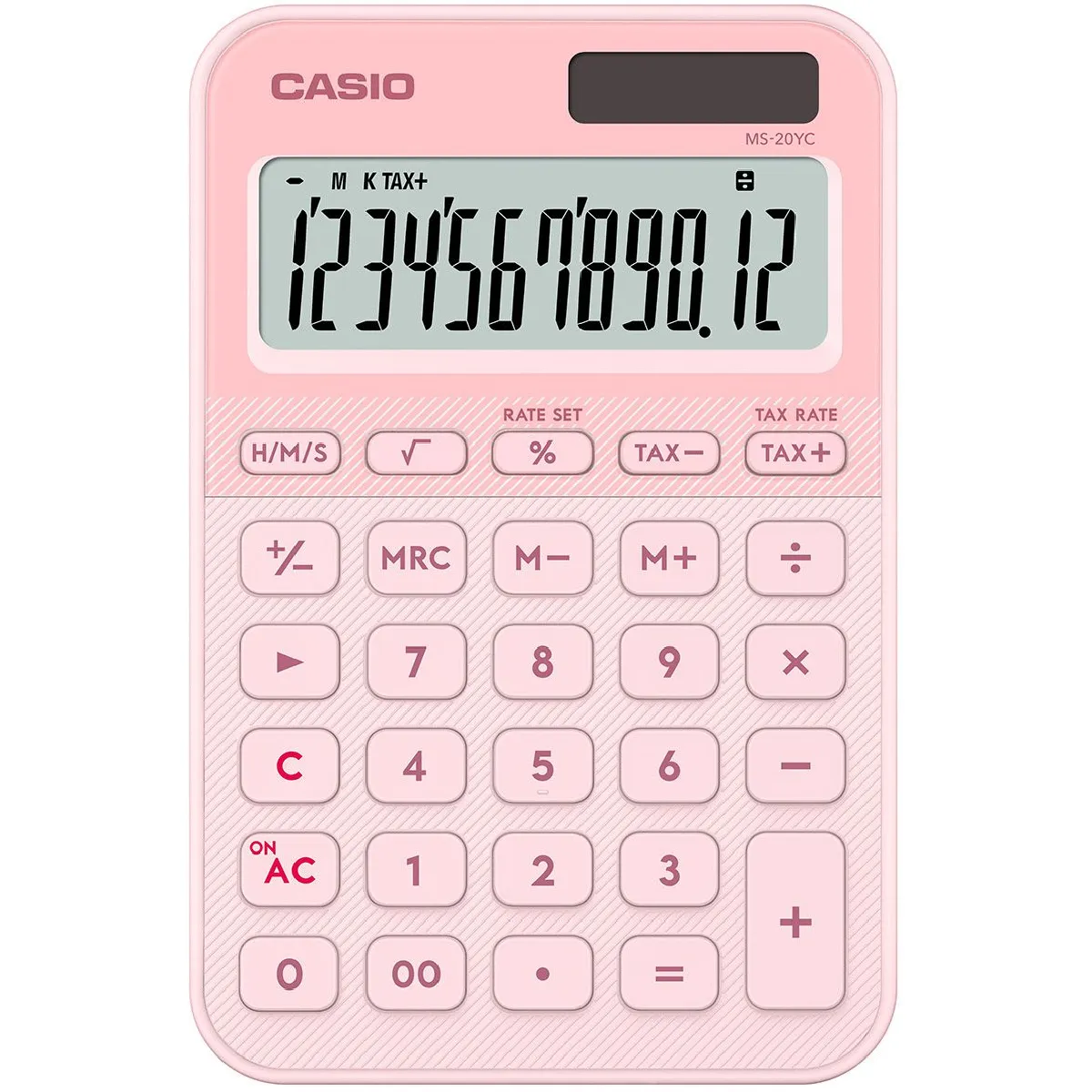 Calculatrice Casio MS 20YC 12 chiffres Bureau Solaire - vue 2