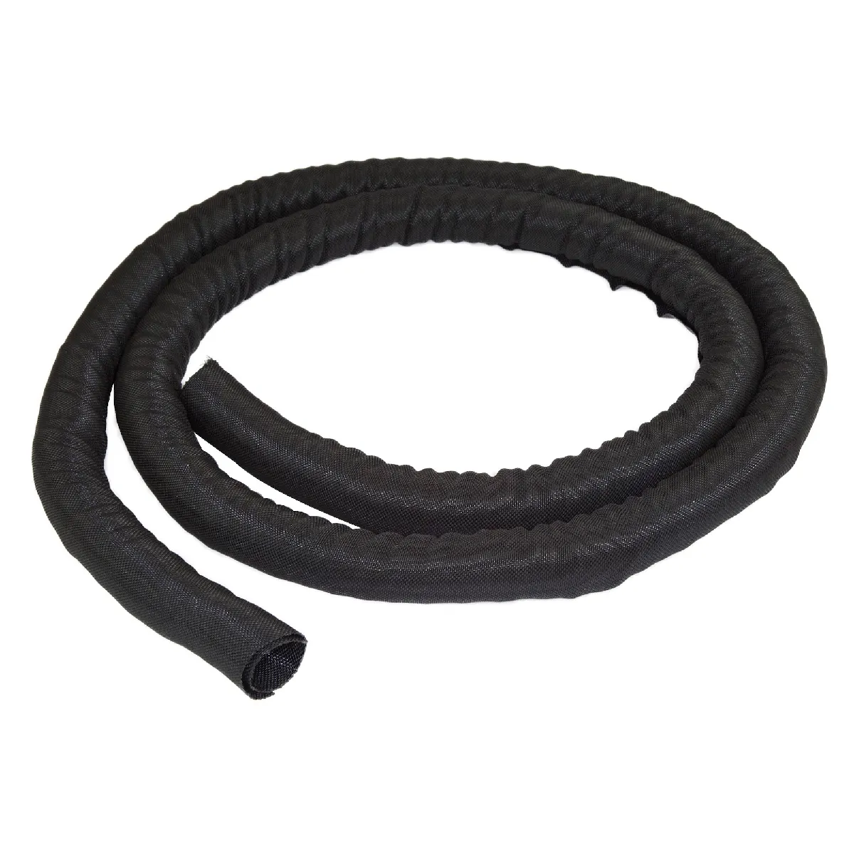 Startech.com Noir Startech Passe-Câble De 2 M - Gaine Tressée Auto-Fermante - Gestionnaire De Câbles En Tissue Trimmable (Wkstncm) - Kit De Gaines Pour Câbles - Image 3