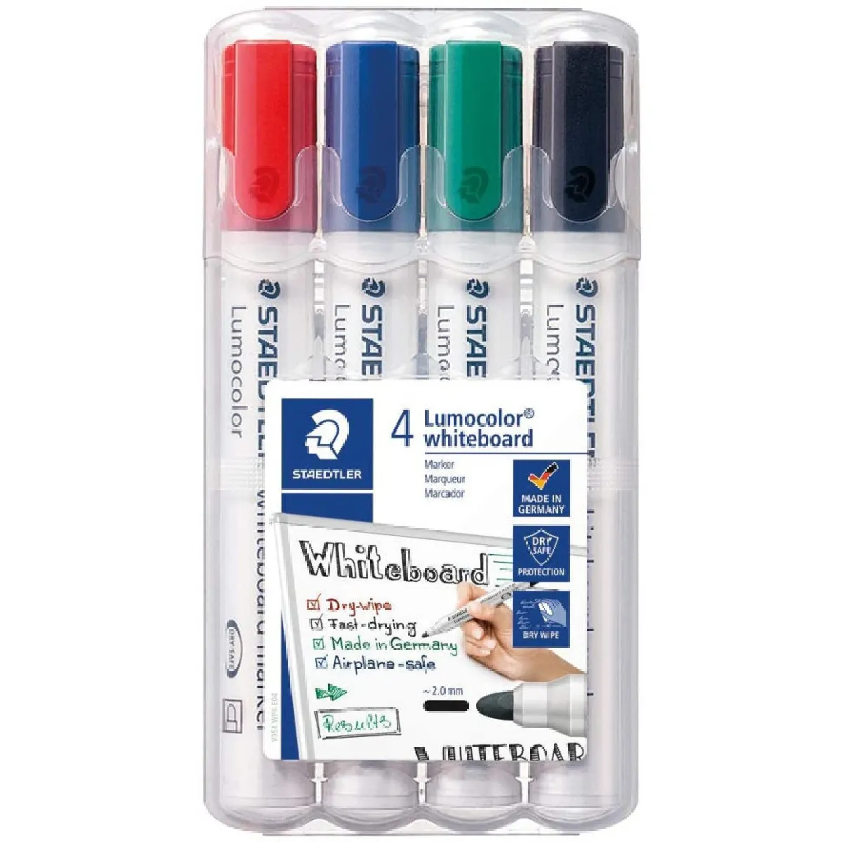 Staedtler Lumocolor Marqueur 4 Pièces Pointe Ogive