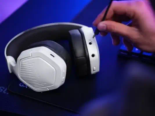 TRUST  GXT 493W Carus Casque Gaming Sans Fil et Filaire Blanc
