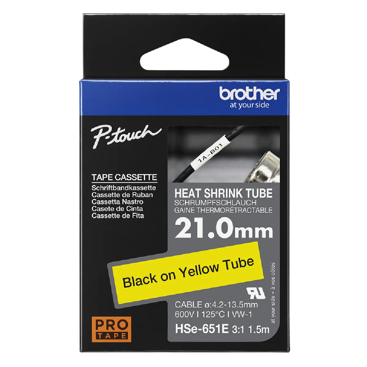 Brother Ruban 21mm Thermo Retrac Nj - vue 3