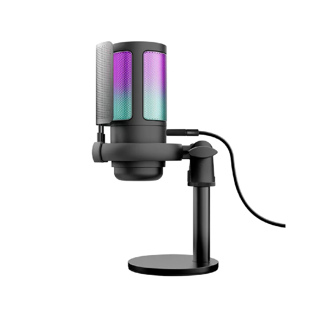 Trust Noir Gxt 238 Auron Microphone Pour Podcast