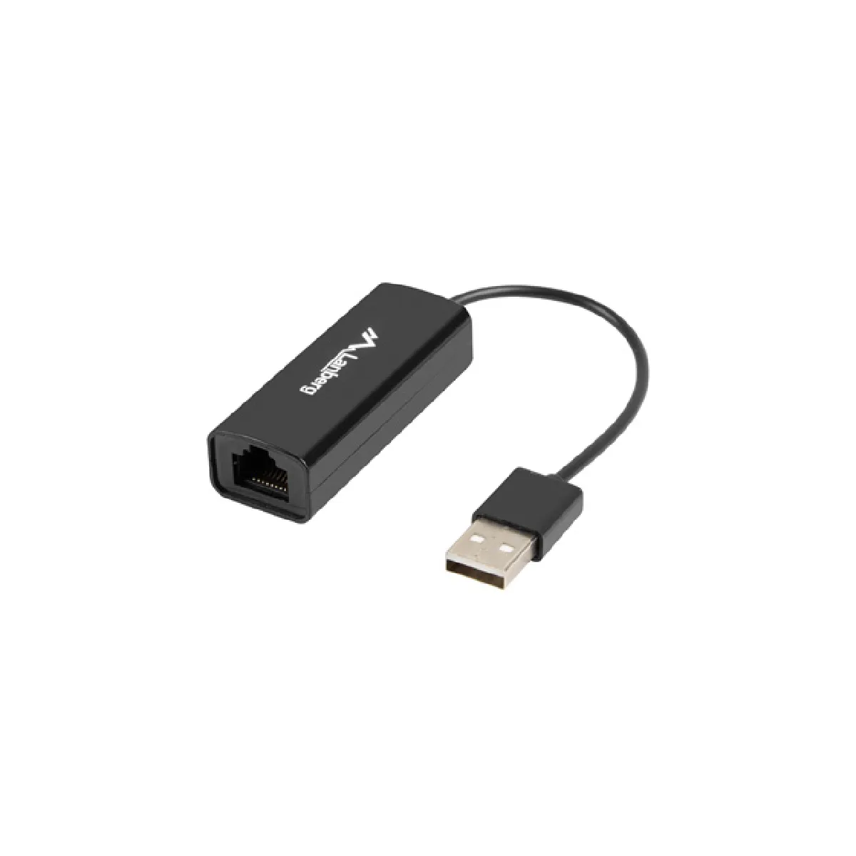 Lanberg Noir Carte Réseau Nc-0100-01 - Usb 2.0 - Rj-45 Fast Ethernet