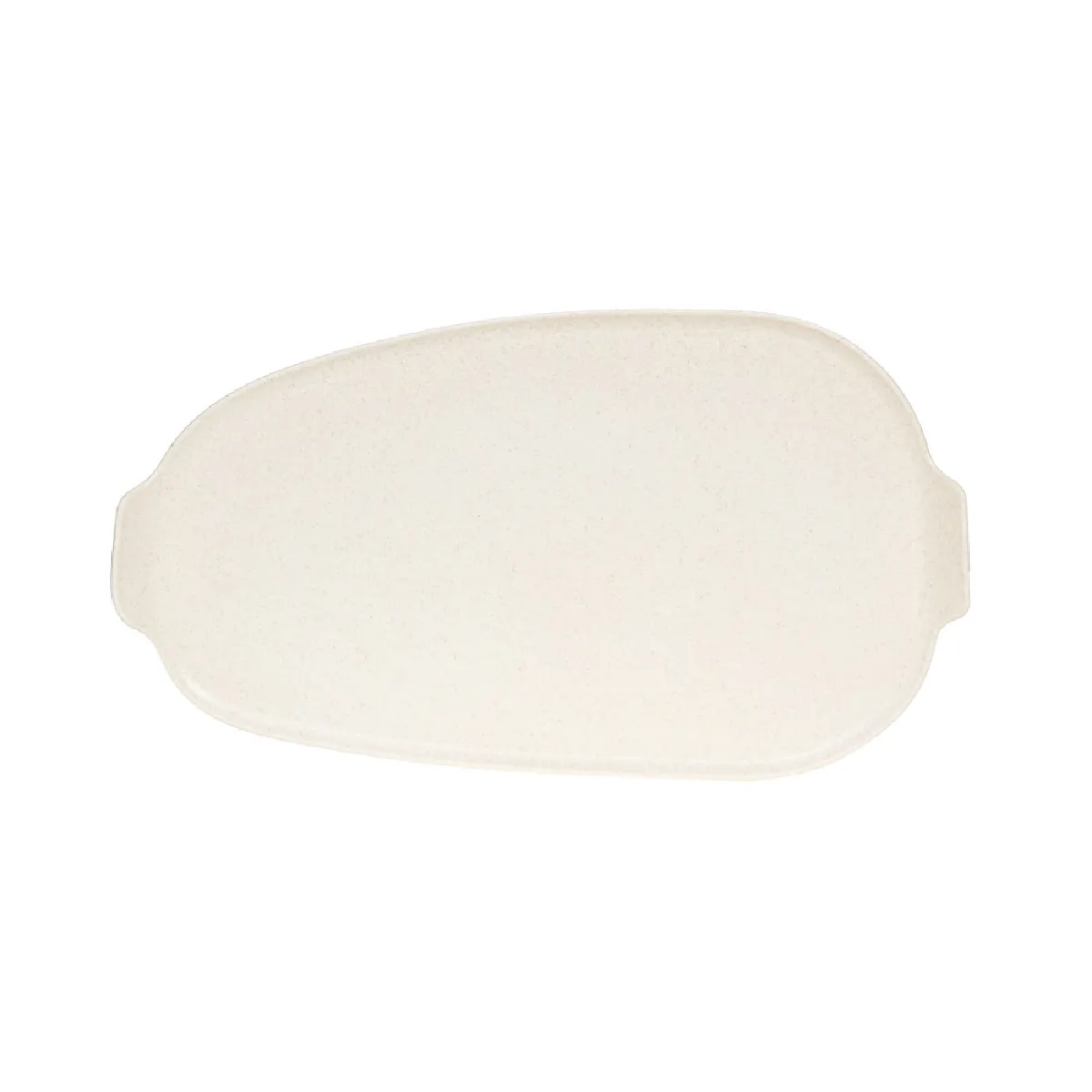 Table Passion - Plat apéritif Dipsa - Grès - 40x23 cm - Crème - Image 3