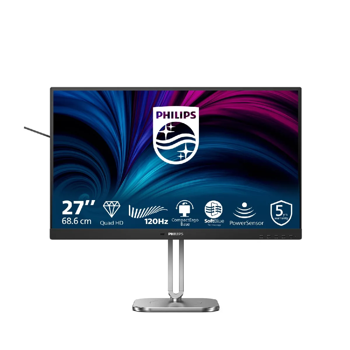 Philips 4000 series 27B2N450000 écran plat de PC 68 6 cm 27 2560 x 1440 pixels Quad HD LCD Neuf - vue 6
