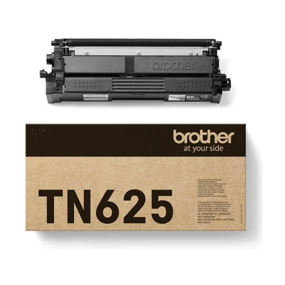 Brother TN625BK original cartouche de toner pour Brother DCP L8630CDW HL L8430CDW HL L8570CDW MFC L8730CDW Workhorse MFC L8970CDW - vue 3