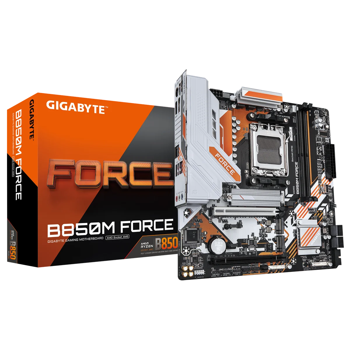 Gigabyte B850M FORCE - B850/AM5/DDR5/mATX - Image 3