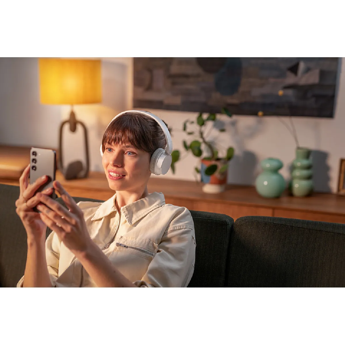 Philips TAH3209WT/00 Casque supra-aural sans fil blanc