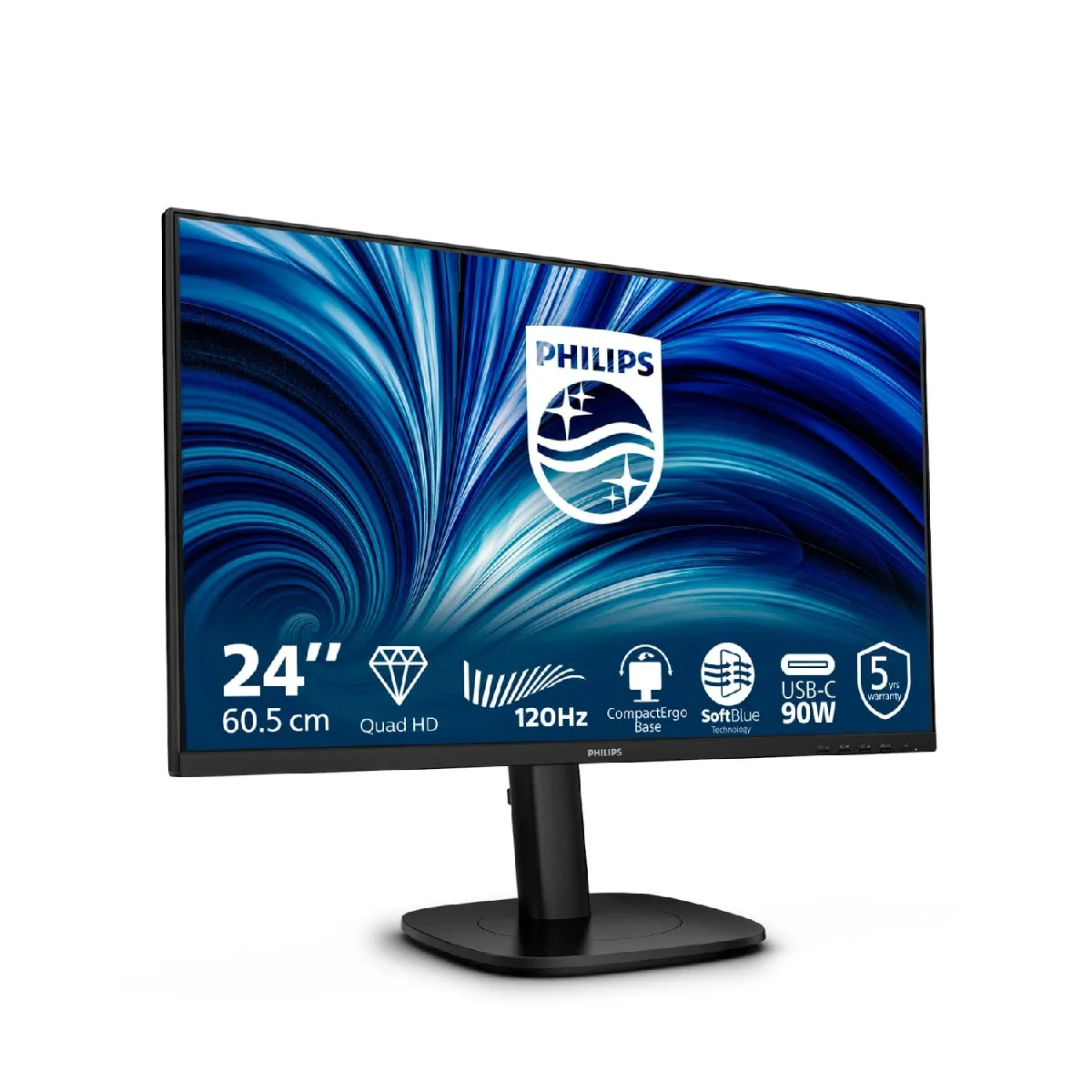 Philips 24B2U3601 écran plat de PC 60 5 cm 23.8 2560 x 1440 pixels Quad HD LCD Neuf - vue 7