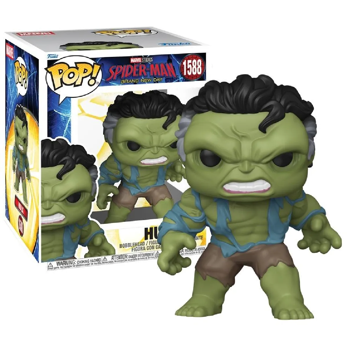 Funko Spider Man: Brand New Day Figurine Super Sized POP! Super Hulk 15 cm - vue 2