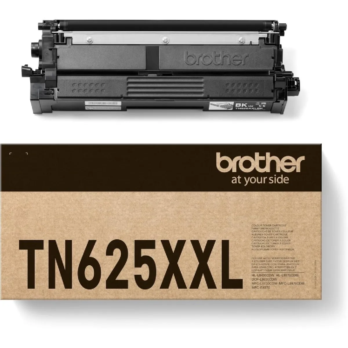 Brother Toner laser TN-625XXLBK - Noir