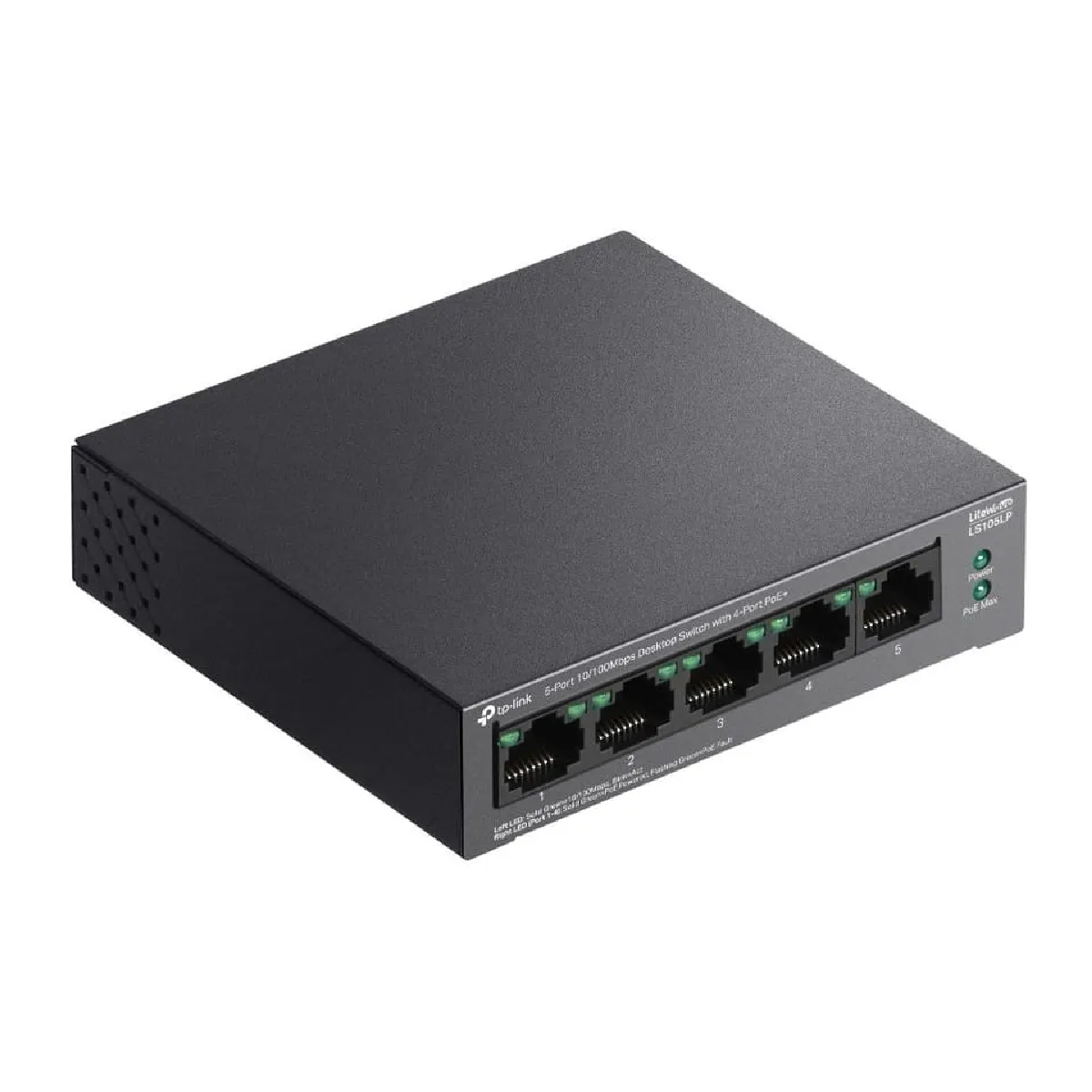 TP-Link LS105LP Switch de Bureau 5 Ports 10/100 Mbps avec 4 Ports PoE