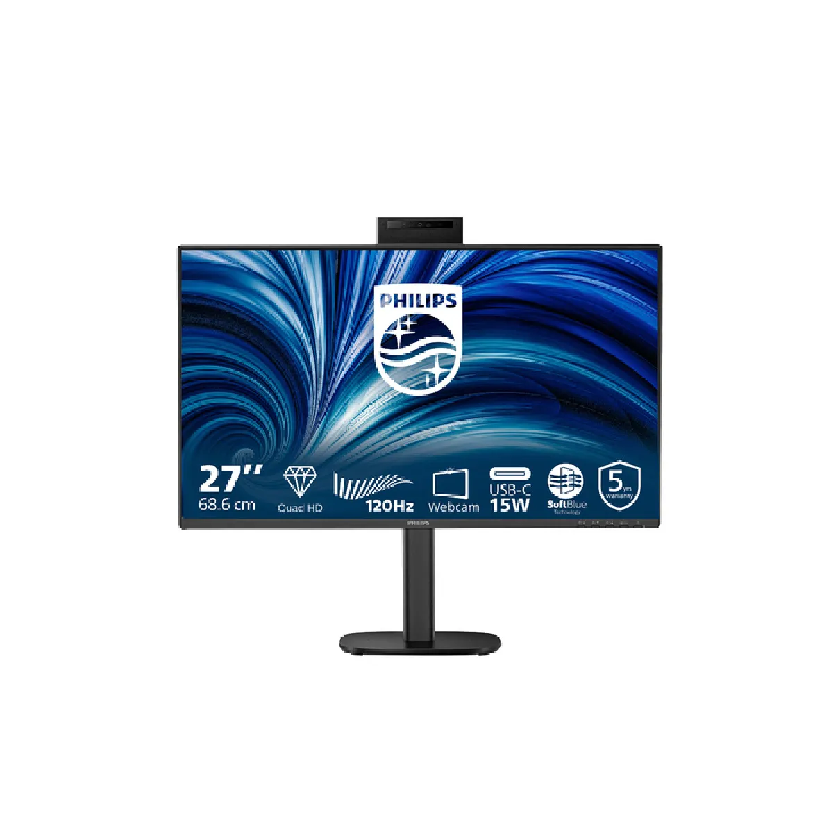 Philips 27B2N3500JH Moniteur 27 LCD Quad HD 120 Hz Noir